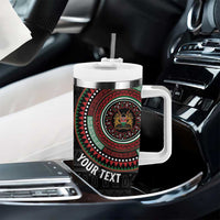Personalised Kenya Tumbler With Handle African Tribal Pattern