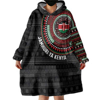 Personalised Kenya Wearable Blanket Hoodie African Tribal Pattern