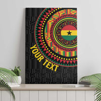 Personalised Ghana Canvas Wall Art African Tribal Mix Kente Patterns