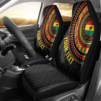 Personalised Ghana Car Seat Cover African Tribal Mix Kente Patterns