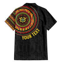 Personalised Ghana Family Matching Mermaid Dress and Hawaiian Shirt African Tribal Mix Kente Patterns