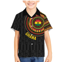 Personalised Ghana Family Matching Mermaid Dress and Hawaiian Shirt African Tribal Mix Kente Patterns