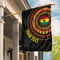 Personalised Ghana Garden Flag African Tribal Mix Kente Patterns