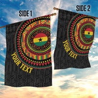 Personalised Ghana Garden Flag African Tribal Mix Kente Patterns