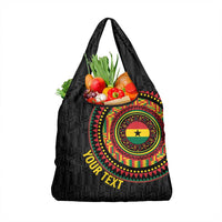 Personalised Ghana Grocery Bag African Tribal Mix Kente Patterns