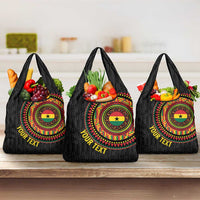 Personalised Ghana Grocery Bag African Tribal Mix Kente Patterns