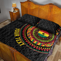 Personalised Ghana Quilt Bed Set African Tribal Mix Kente Patterns