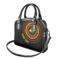 Personalised Ghana Shoulder Handbag African Tribal Mix Kente Patterns