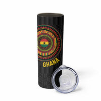 Personalised Ghana Skinny Tumbler African Tribal Mix Kente Patterns