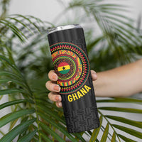 Personalised Ghana Skinny Tumbler African Tribal Mix Kente Patterns