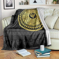 Sankofa Bird Blanket Adinkra Symbols - Gold Version