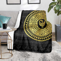 Sankofa Bird Blanket Adinkra Symbols - Gold Version