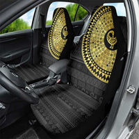 Sankofa Bird Car Seat Cover Adinkra Symbols - Gold Version