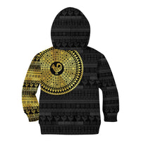 Sankofa Bird Kid Hoodie Adinkra Symbols - Gold Version