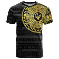 Sankofa Bird T Shirt Adinkra Symbols - Gold Version