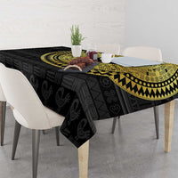 Sankofa Bird Tablecloth Adinkra Symbols - Gold Version