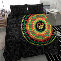 Sankofa Bird Adinkra Symbols Bedding Set African Culture