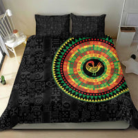 Sankofa Bird Adinkra Symbols Bedding Set African Culture
