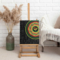 Sankofa Bird Adinkra Symbols Canvas Wall Art African Culture