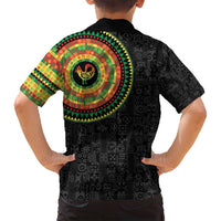 Sankofa Bird Adinkra Symbols Family Matching Puletasi and Hawaiian Shirt African Culture