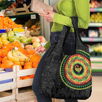 Sankofa Bird Adinkra Symbols Grocery Bag African Culture