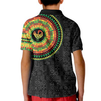 Sankofa Bird Adinkra Symbols Kid Polo Shirt African Culture