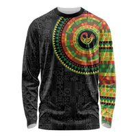 Sankofa Bird Adinkra Symbols Long Sleeve Shirt African Culture