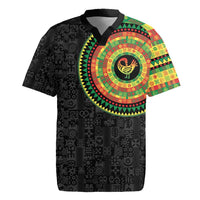 Sankofa Bird Adinkra Symbols Rugby Jersey African Culture