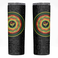 Sankofa Bird Adinkra Symbols Skinny Tumbler African Culture