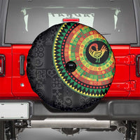 Sankofa Bird Adinkra Symbols Spare Tire Cover African Culture