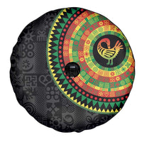 Sankofa Bird Adinkra Symbols Spare Tire Cover African Culture