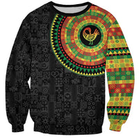 Sankofa Bird Adinkra Symbols Sweatshirt African Culture