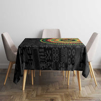 Sankofa Bird Adinkra Symbols Tablecloth African Culture
