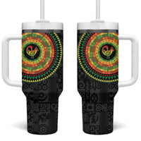 Sankofa Bird Adinkra Symbols Tumbler With Handle African Culture