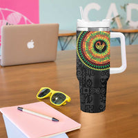 Sankofa Bird Adinkra Symbols Tumbler With Handle African Culture