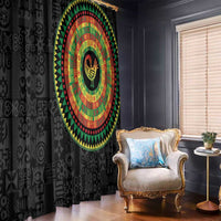 Sankofa Bird Adinkra Symbols Window Curtain African Culture