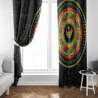 Sankofa Bird Adinkra Symbols Window Curtain African Culture