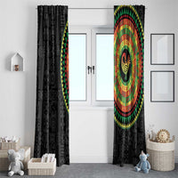Sankofa Bird Adinkra Symbols Window Curtain African Culture