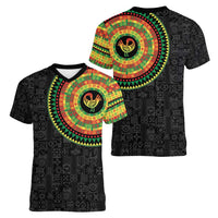 Sankofa Bird Adinkra Symbols Women V-Neck T-Shirt African Culture