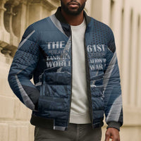 Personalized 761st Tank Battalion WWII Bomber Puffer Jacket Black Panthers Tribute