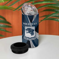 Personalized 761st Tank Battalion WWII 4 in 1 Can Cooler Tumbler Black Panthers Tribute