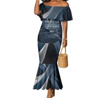 Personalized 761st Tank Battalion WWII Mermaid Dress Black Panthers Tribute