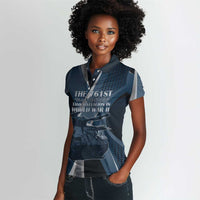 Personalized 761st Tank Battalion WWII Women Polo Shirt Black Panthers Tribute