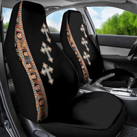 Ethiopia Angels Tilet Car Seat Cover Ethiopian Cross Black Color