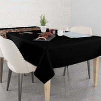 Ethiopia Angels Tilet Tablecloth Ethiopian Cross Black Color