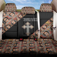 Personalized Ethiopian Orthodox Church Angel Back Car Seat Cover Black Color