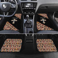 Personalized Ethiopian Orthodox Church Angel Car Mats Black Color