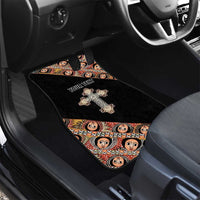 Personalized Ethiopian Orthodox Church Angel Car Mats Black Color