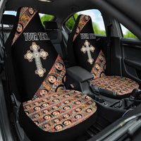 Personalized Ethiopian Orthodox Church Angel Car Seat Cover Black Color