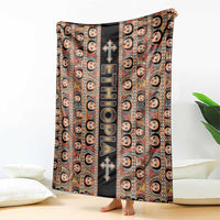 Ethiopian Tewahedo Angel Orthodox Blanket Black Color